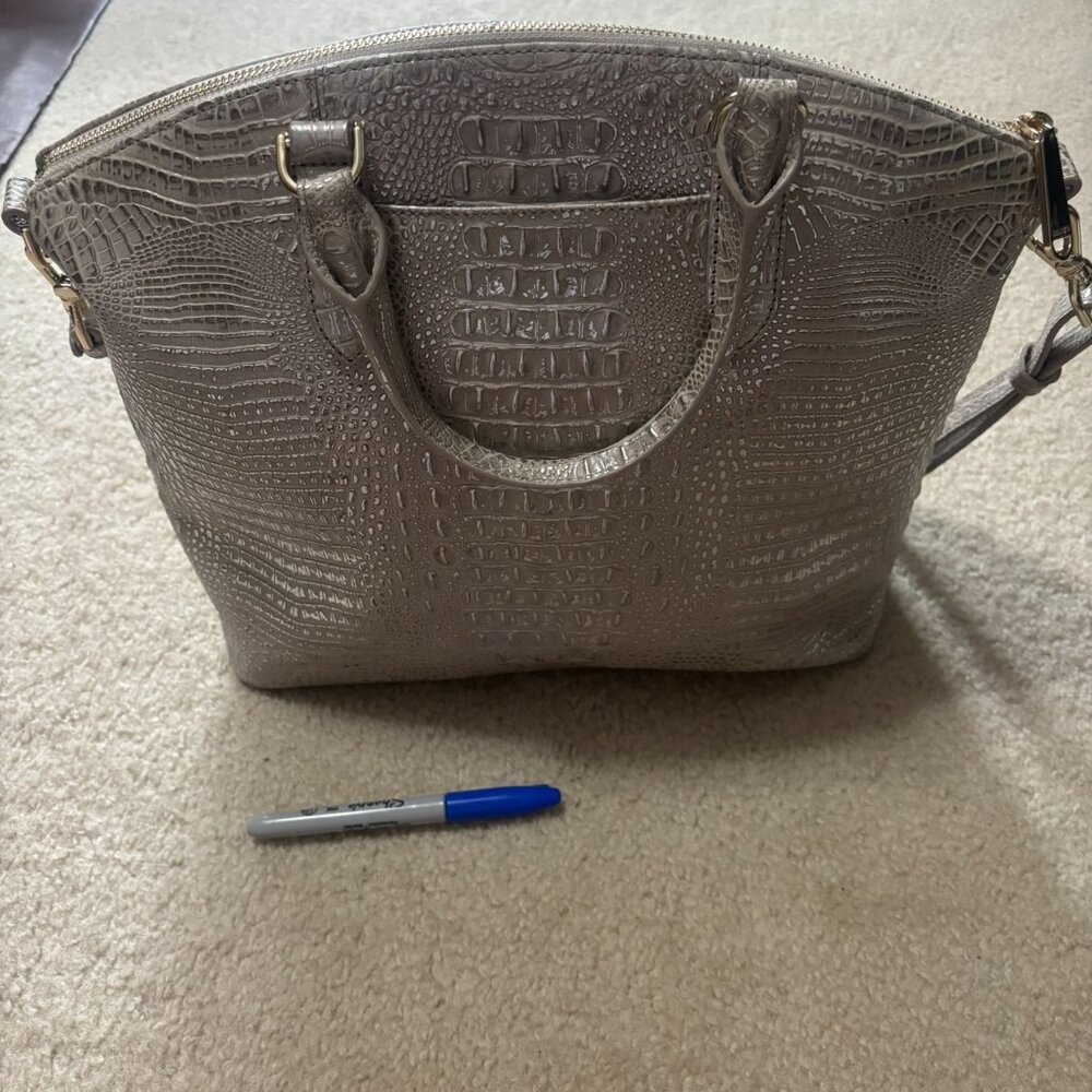 EUC Brahmin leather Duxbury Melbourne Satchel - Picture 3 of 4